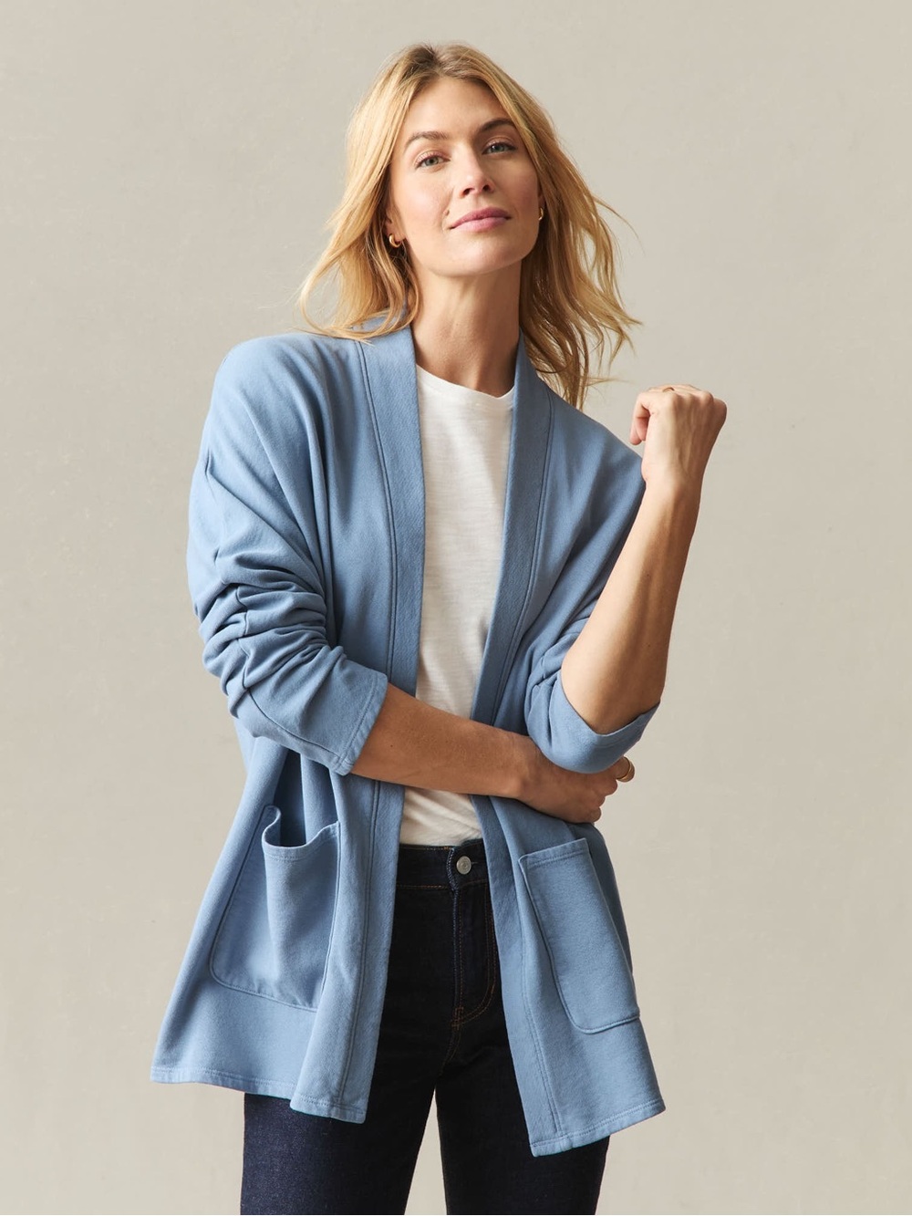 American Giant Women's French Terry Cardigan size xs